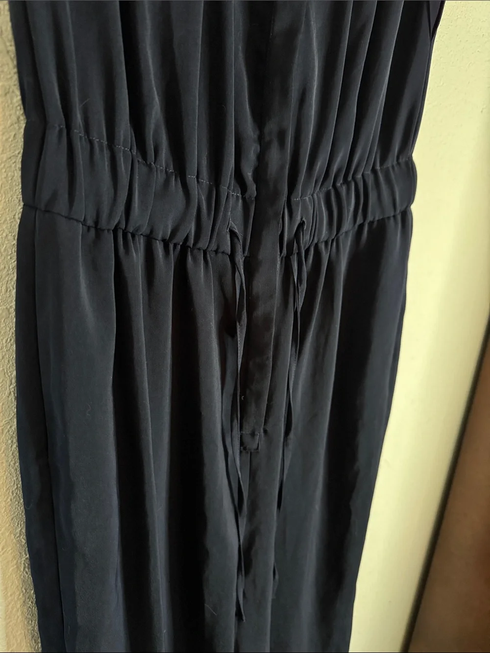 Gibson Latimer Dark Navy Sleeveless Drawstring Jumpsuit - Picture 7 of 7